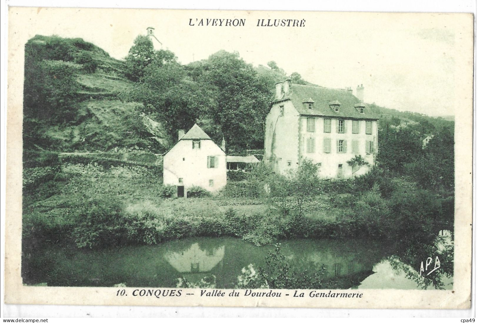 12    CONQUES   VALLEE   DU   DOURDOU   LA   GENDARMERIE - Autres & Non Classés