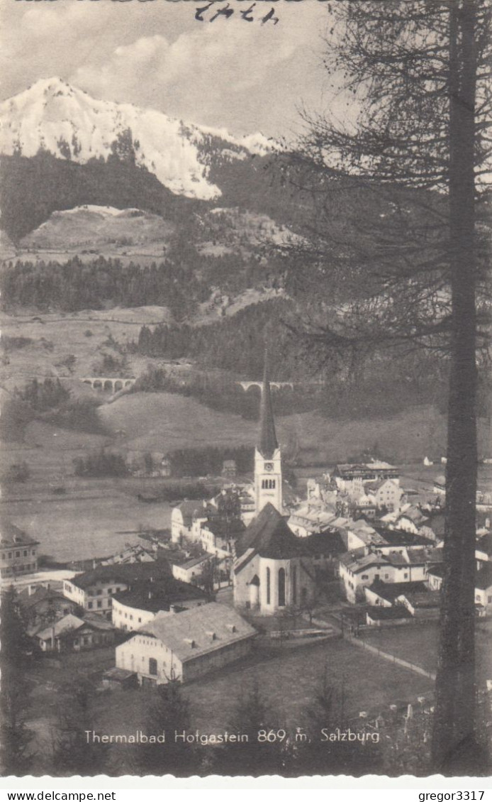 E3294) Thermalbad HOFGASTEIN - 869m Salzburg - KIRCHE M. Bauernhof Daneben ALT! ! - Bad Hofgastein