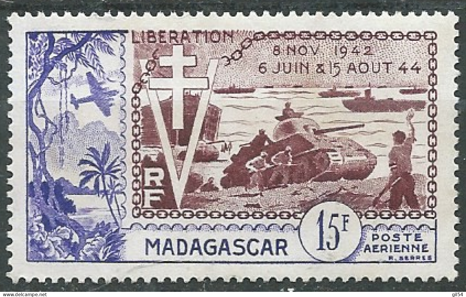Madagascar - Aérien - Yvert N° 74 (*)      -  Ax 16112 - Poste Aérienne