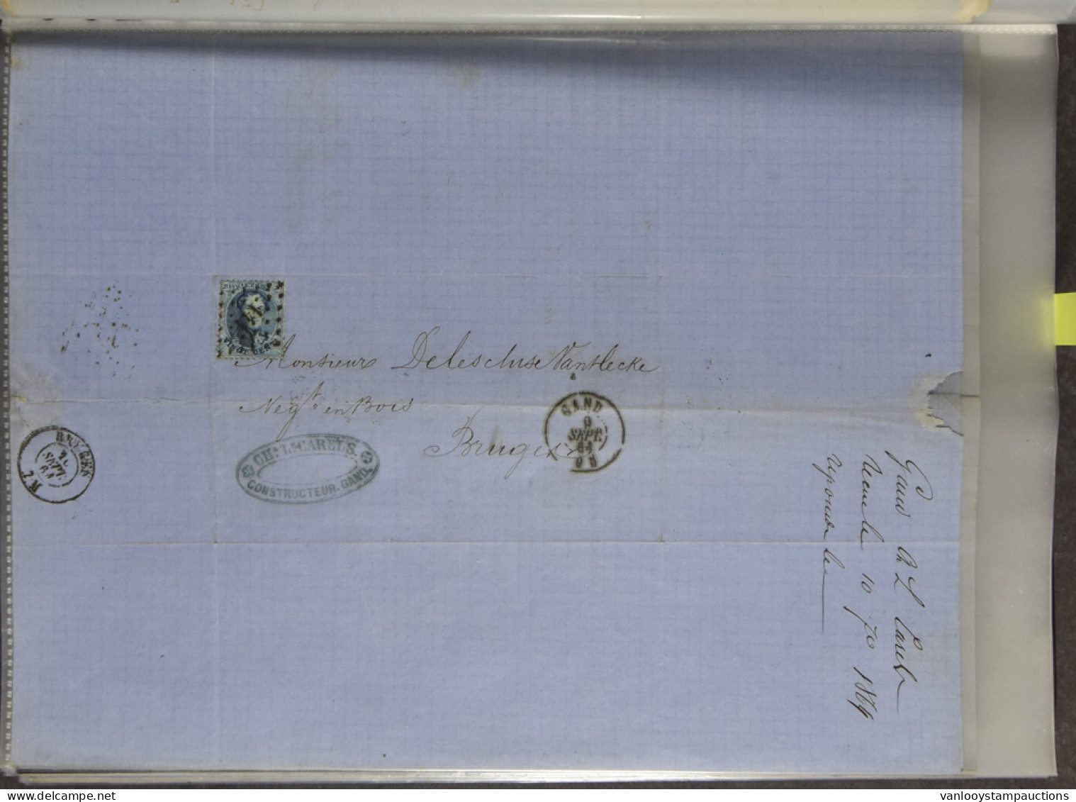 N° 15 (57 Brieven) + 14 (1 Brief), Van De Klassieke Kantoren Zoals, Anvers, Gand, Verviers, Tirlemont, Etc., Voor De Ste - 1849-1865 Medallones (Otros)