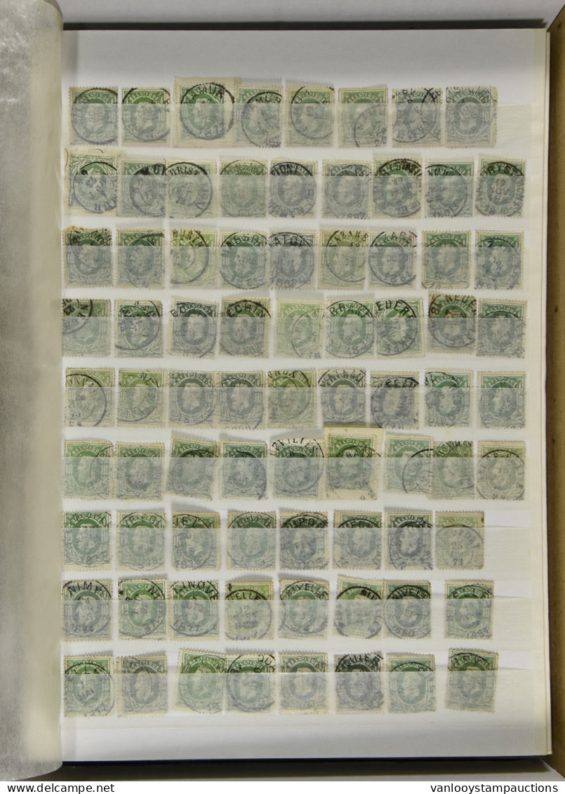 N° 30 Prachtige Verzameling Van D.C.a, E.C., Puntstempels, Kwaliteit Wisselend, Meer Dan 2200 Zegels, Ook Voor Variëteit - 1869-1883 Leopold II