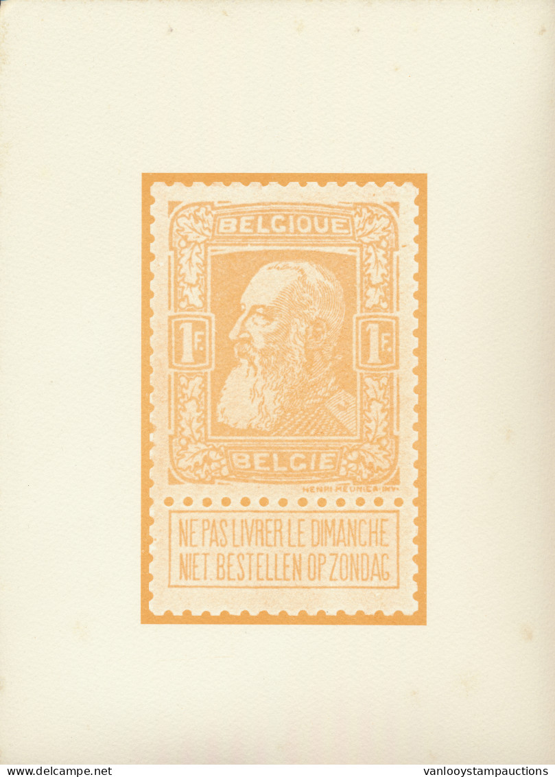 N° 74/80 Groot Formaat Herdrukken In Kleur (roestig), Ntz - 1905 Grosse Barbe
