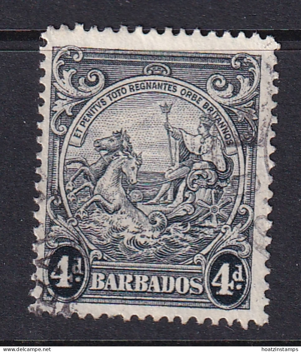 Barbados: 1938/47   Badge Of Colony    SG253    4d         Used  - Barbados (...-1966)