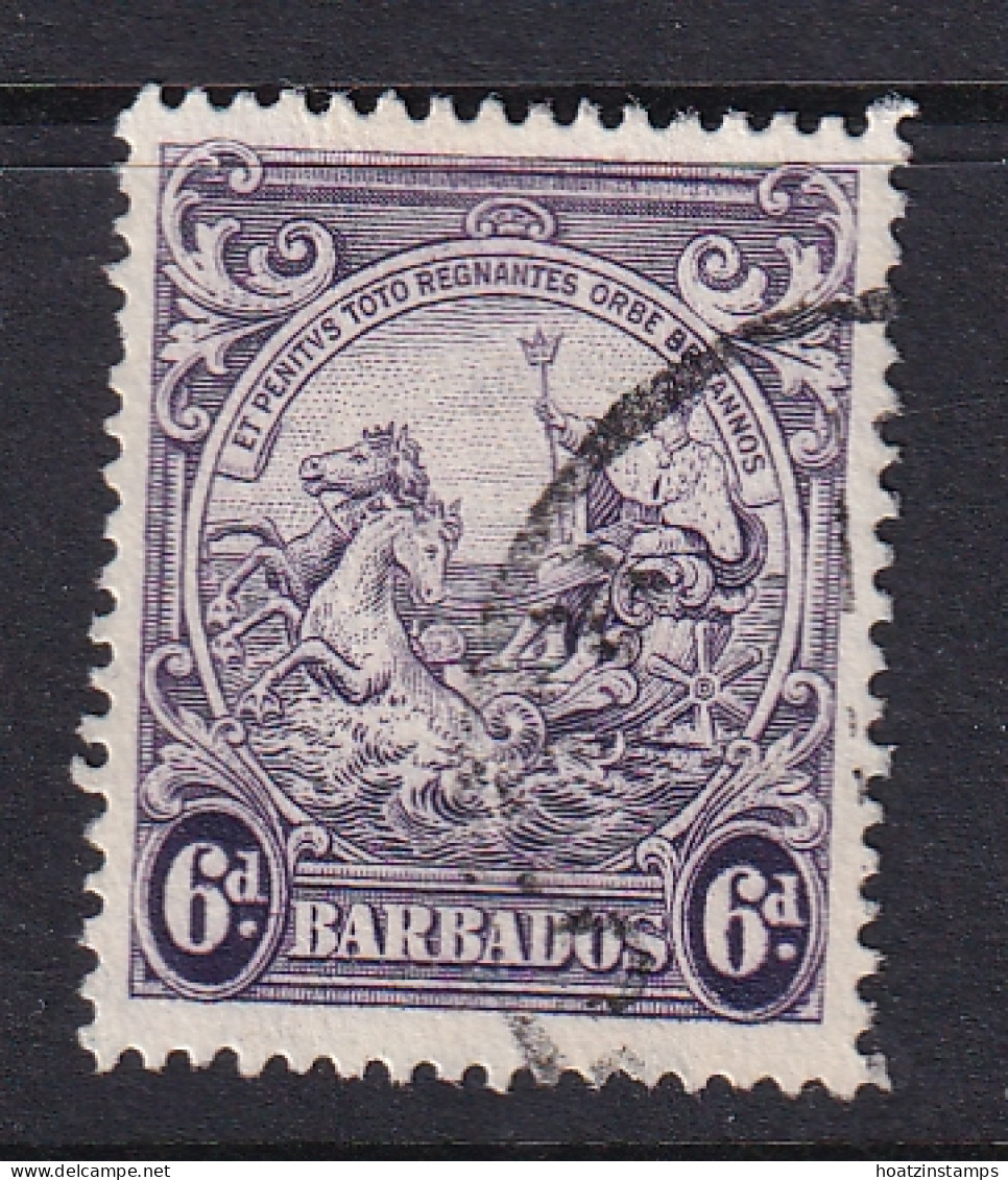 Barbados: 1938/47   Badge Of Colony    SG254    6d       Used  - Barbados (...-1966)