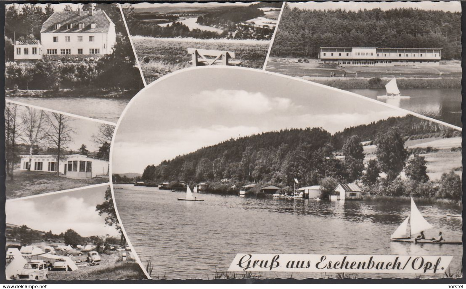 D-92676 Eschenbach - Oberpfalz - Campingplatz - Cars - Schullandheim - Stadtbad - Cafe Am See - Nice Stamp - Neustadt Waldnaab