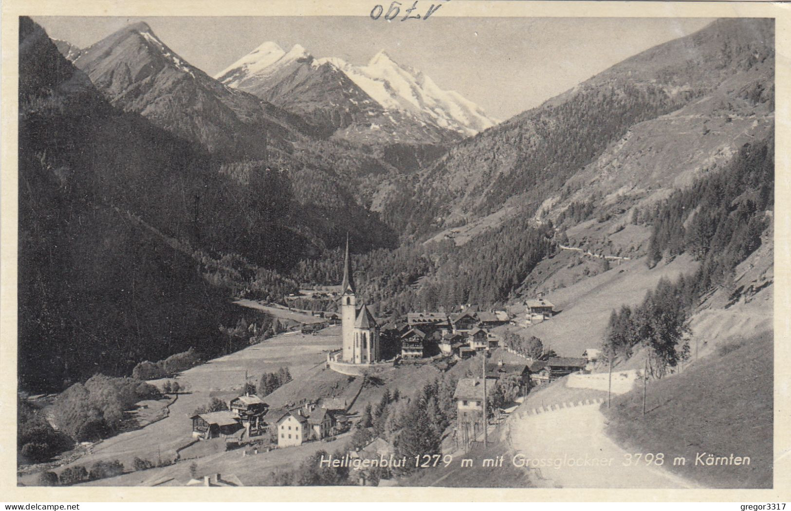 E3301) HEILIGENBLUT Und Großglockner - Kärnten Straße Häuser Kirche ALT ! - Heiligenblut