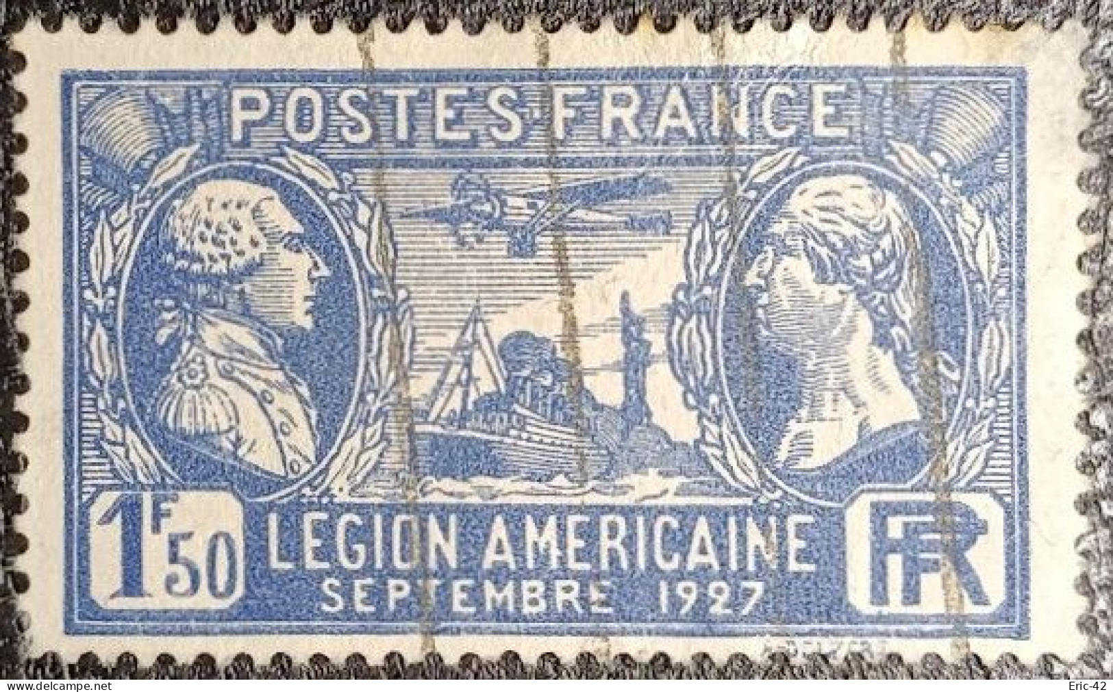 Collection timbres N° 245 France Poste 1900 à 1930