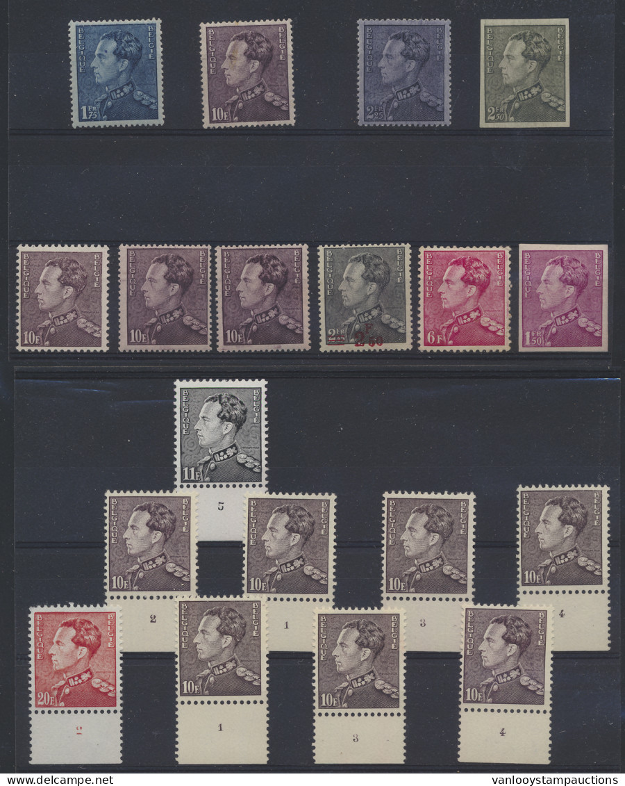 **/* 1936/1983 Samenstelling Met Plaatnummers, Ongetand 848a *, Verschoven Opdruk, Zm/m - 1936-51 Poortman