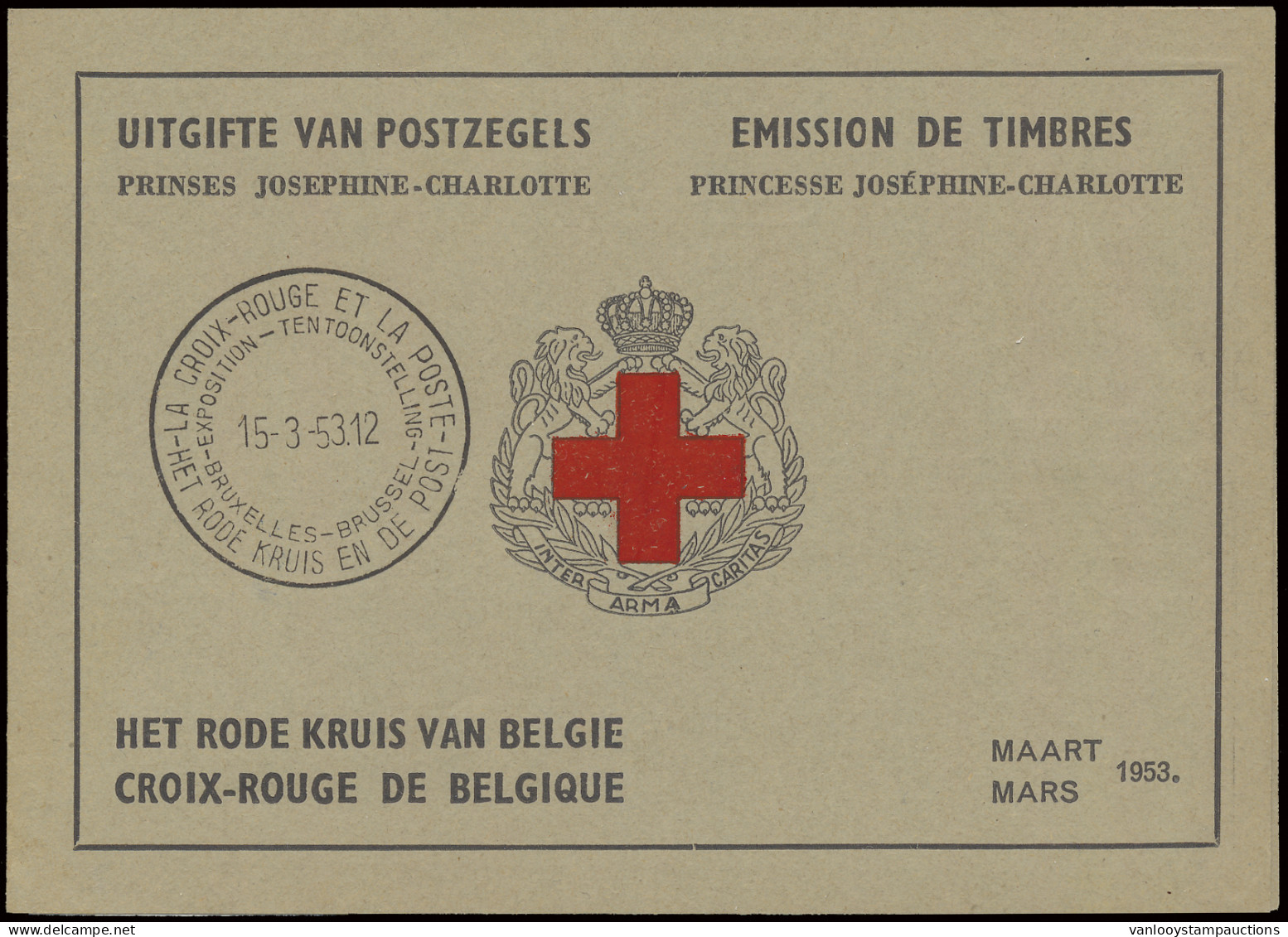 **/0 N° 914 Ab/Bb Rode Kruis Boekjes Met Speciale Afstempeling In Kaftje, Zm (OBP €450) - Autres & Non Classés