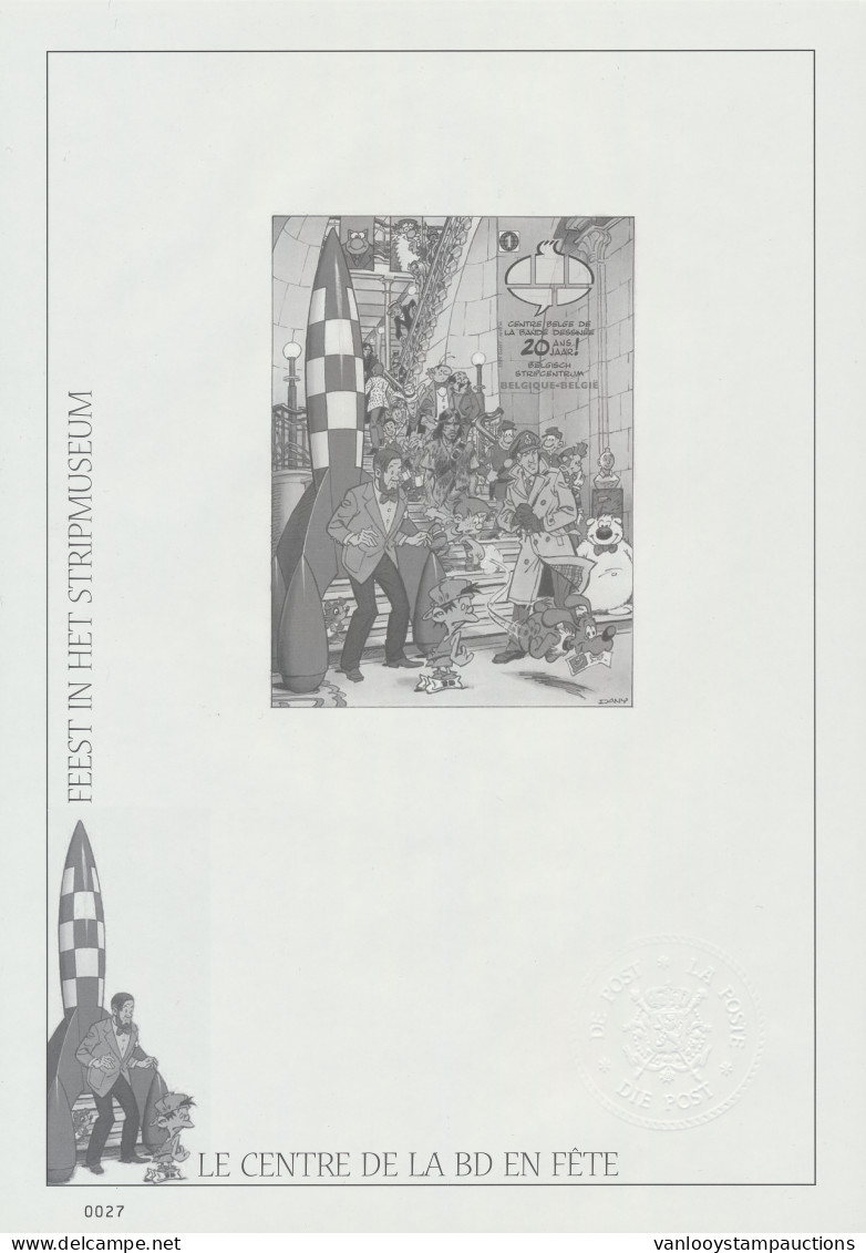 Jaar 2009, Volledig Inclusief Kuifje En Yoko Tsuno, Zm (OBP €2.885) - Ministerielle Kleinbögen [MV/FM]