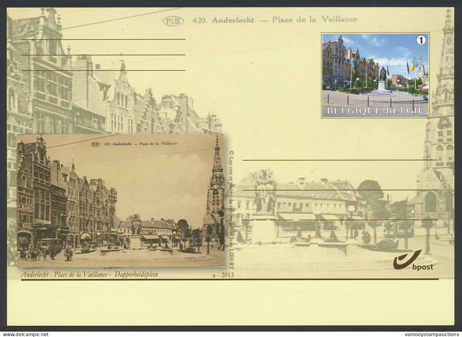 2008/2014 Voorraad 180 BK Met Cijfer 1, Zm (Frankeerwaarde: €262,80) - Postcards 1951-..