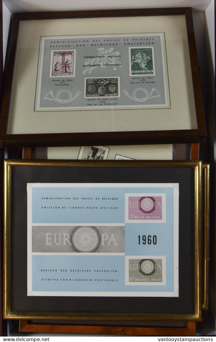 1953/1961, LX 15, 17, 20, 27, 28, 33 En 36, Mooi Opgesteld In 7 Kaders, Zm/m (OBP € 607,50) - Deluxe Sheetlets [LX]