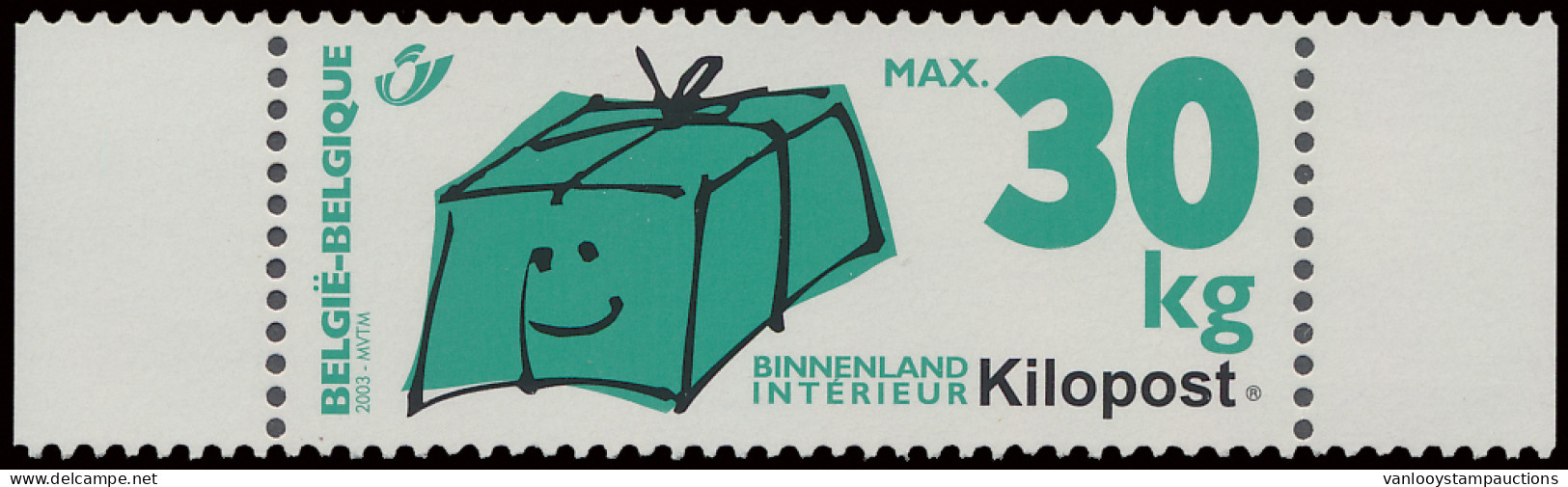 ** Ki 1/9 Pakketzegels, Zm (OBP €700) - Kilopost 2003-2015 [Ki]