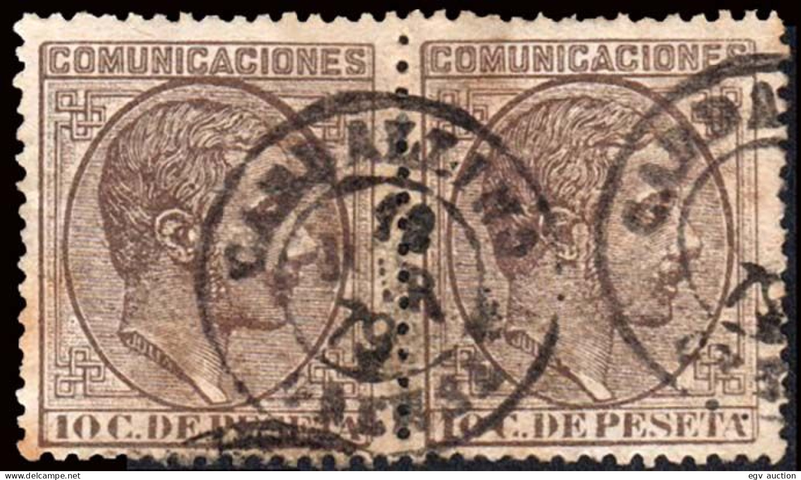 Orense - Edi O 192 Pareja - Mat Fech. Tp.II "Carballino" - Used Stamps