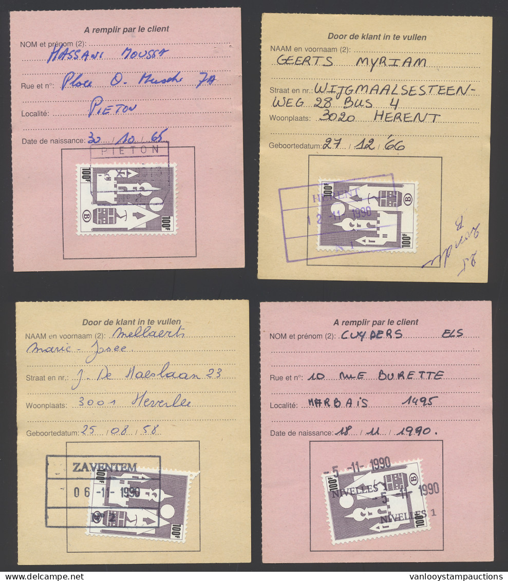 1985/1992 Honderden Abonnementskaartjes, W.o. Betere Stempels - Otros & Sin Clasificación