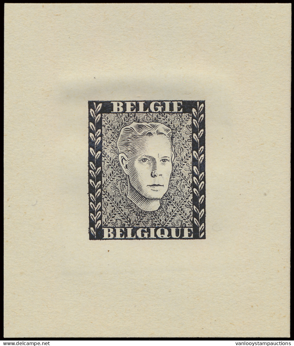 Prins Karel 1947, Samenstelling 12 Velletjes In Diverse Kleuren, 7x Dun Papier En 5x Dik Papier, Zm (OBP €264) - Erinnophilie [E]