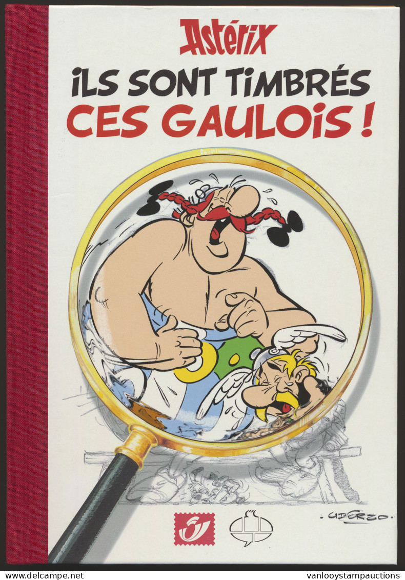 Asterix, Ils Sont Timbres, Ces Gaulois! Met Zegel, Oplage 1250ex./n° DLXXXIV, Zm - Philabédés