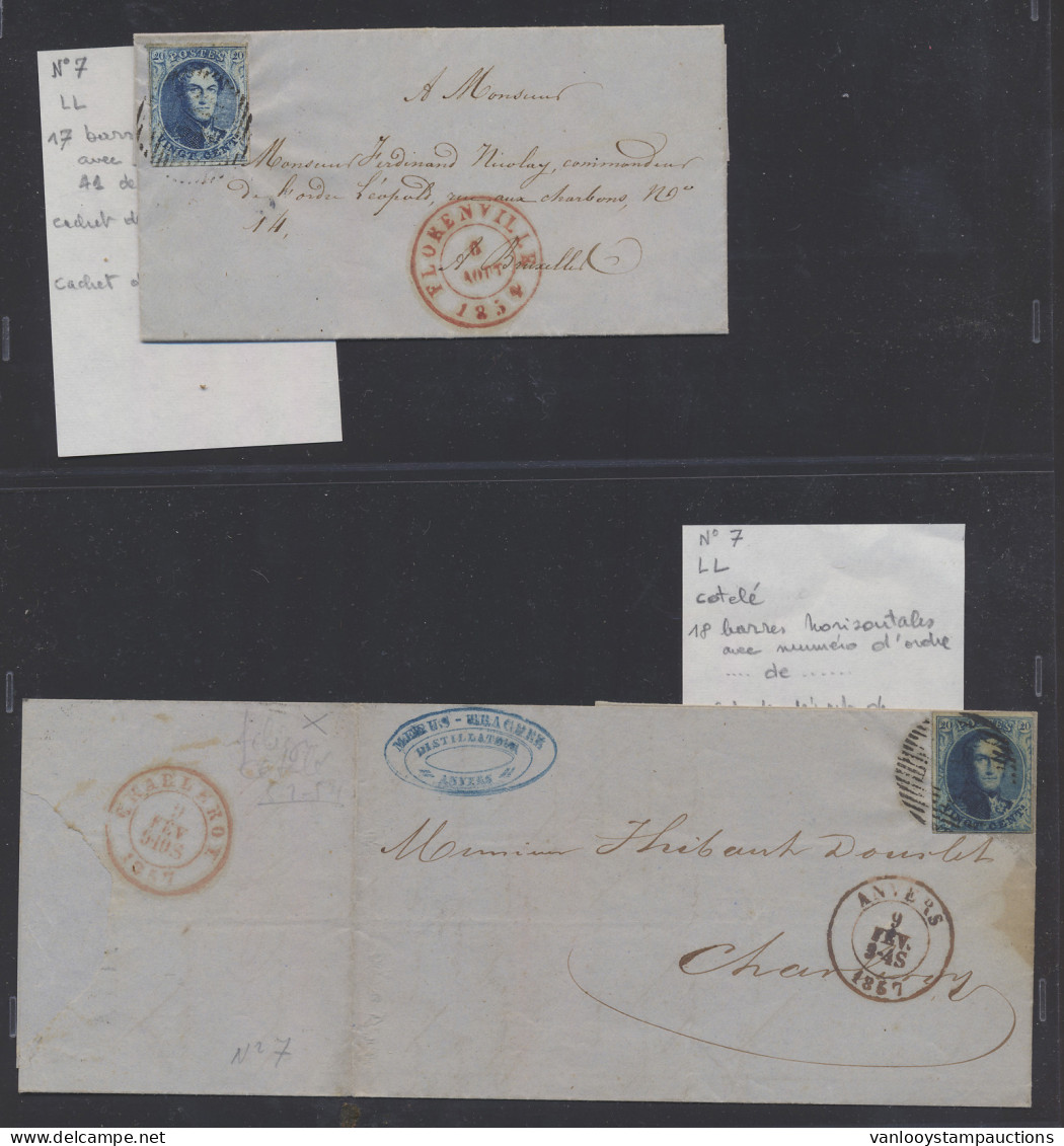 1858/1865 Kleine Samenstelling Klassiek W.o. 10 Brieven En 7 Zegels, M/ntz - Otros & Sin Clasificación