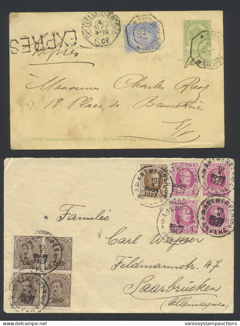 1880/1970 Samenstelling Tientallen Poststukken Diverse Uitgiften, W.o. Fijne Baard, Houyoux, Poortman, Boudewijn Bril, W - Other & Unclassified