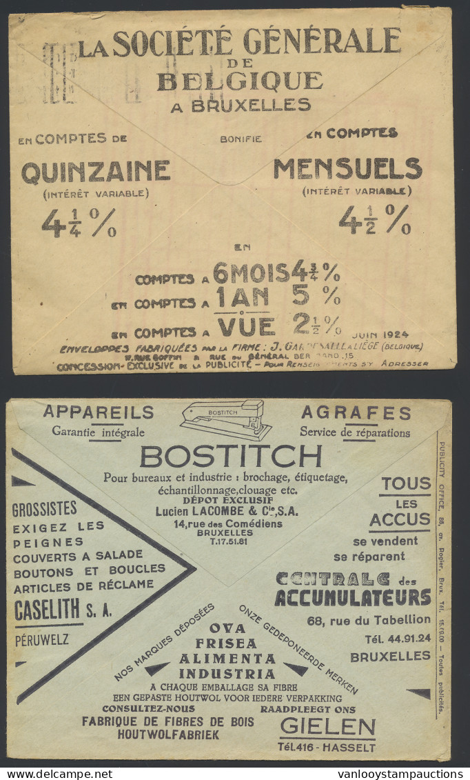 1924/1936 Samenstelling 22 Reclameomslagen Van Het Bestuur Der Postchecks, Zm/m/ntz - Other & Unclassified