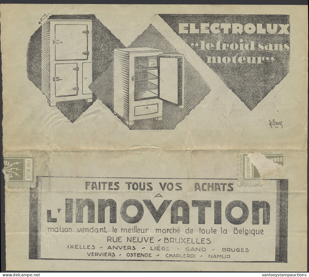 1930/1932 Samenstelling 89 Oude Telegrammen Met Publiciteit, Thematisch Interessant, Zm/m/ntz - Autres & Non Classés