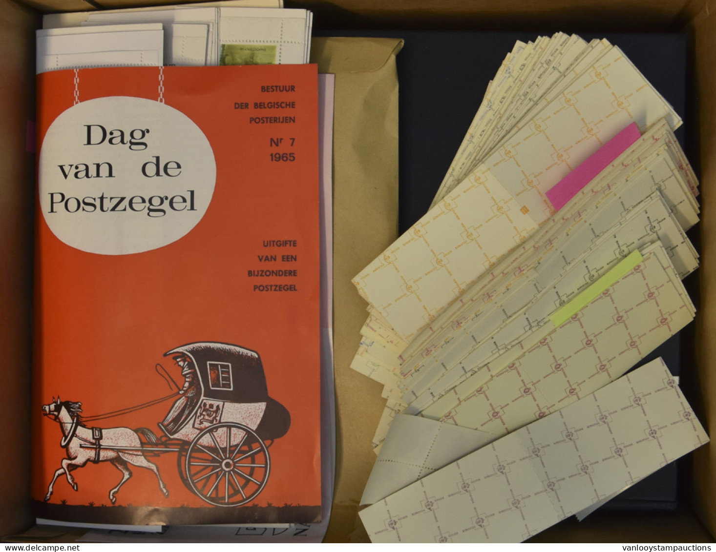 **/*/0 1858/1995, Voorraad Vnl Nominaal In 3 Insteekboeken, Zm/m/ntz (Frankeerwaarde: € 45.849) - Collections