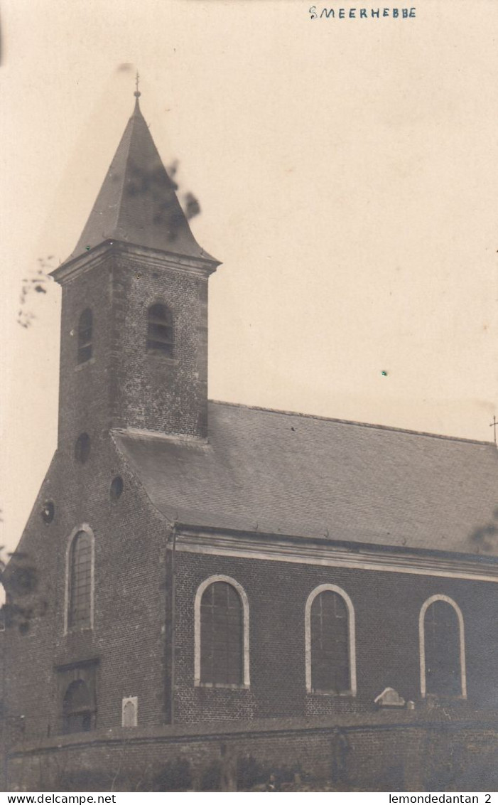 Smeerebbe - De Kerk - Fotokaart - R. De Lil (2 Scans) - Geraardsbergen