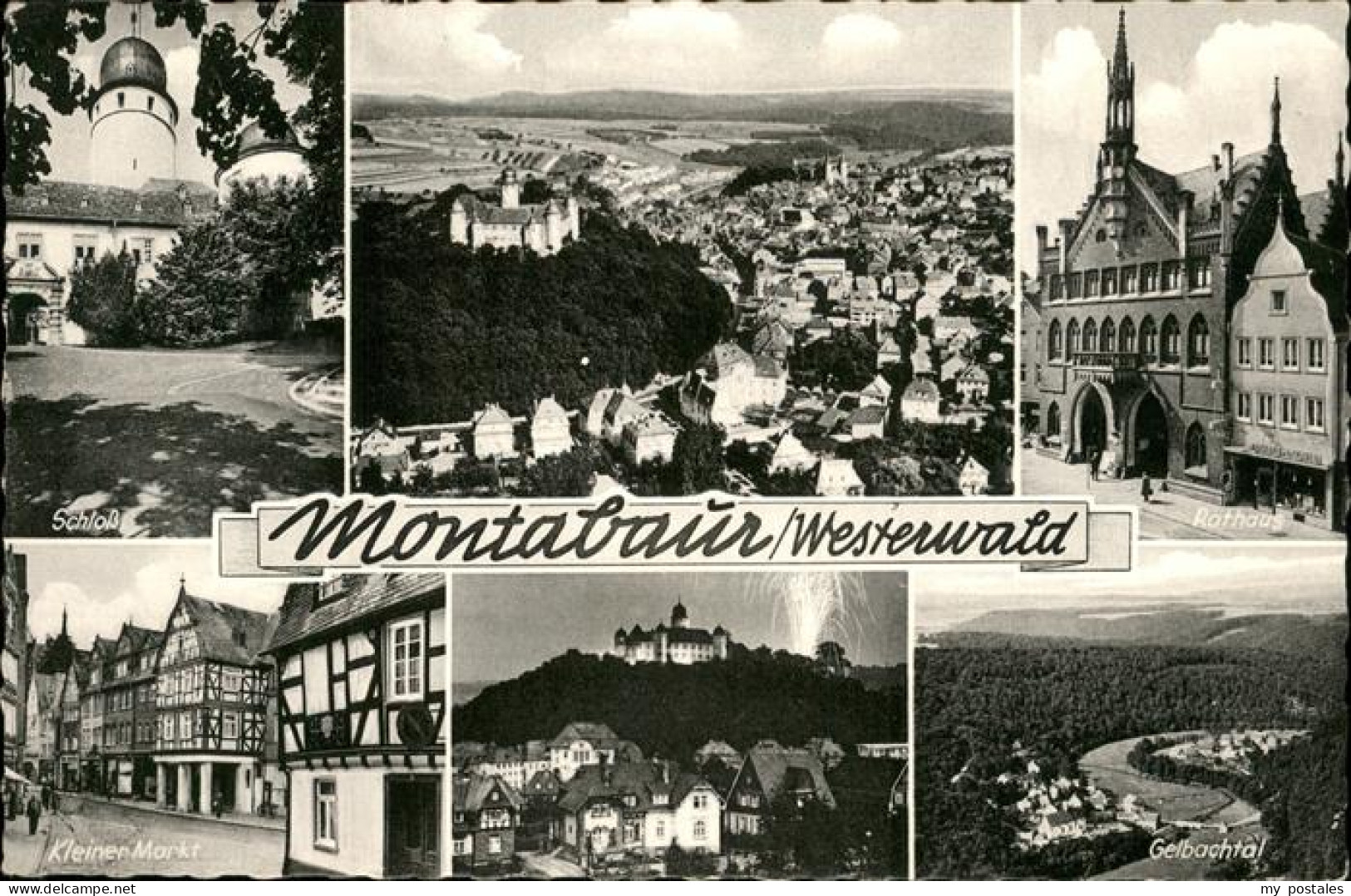 41275195 Montabaur Westerwald Kleiner Markt Schloss Rathaus Montabaur - Montabaur