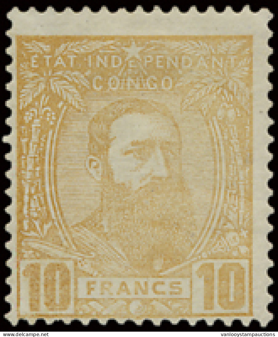 * N° 13 10fr. Yellow Ochre Off Centre To The Bottom Left Corner, Signed SPHB, With Certificate, Vf/f (OBP €900) - 1884-1894