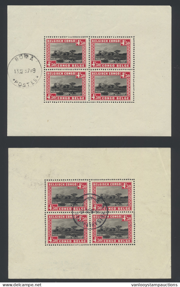 BL 1 (12x) National Parks Mini Sheet - 1938, Interesting For Plating Study, Quality To Be Checked, Vf/f/to Be Checked - Blocks & Kleinbögen