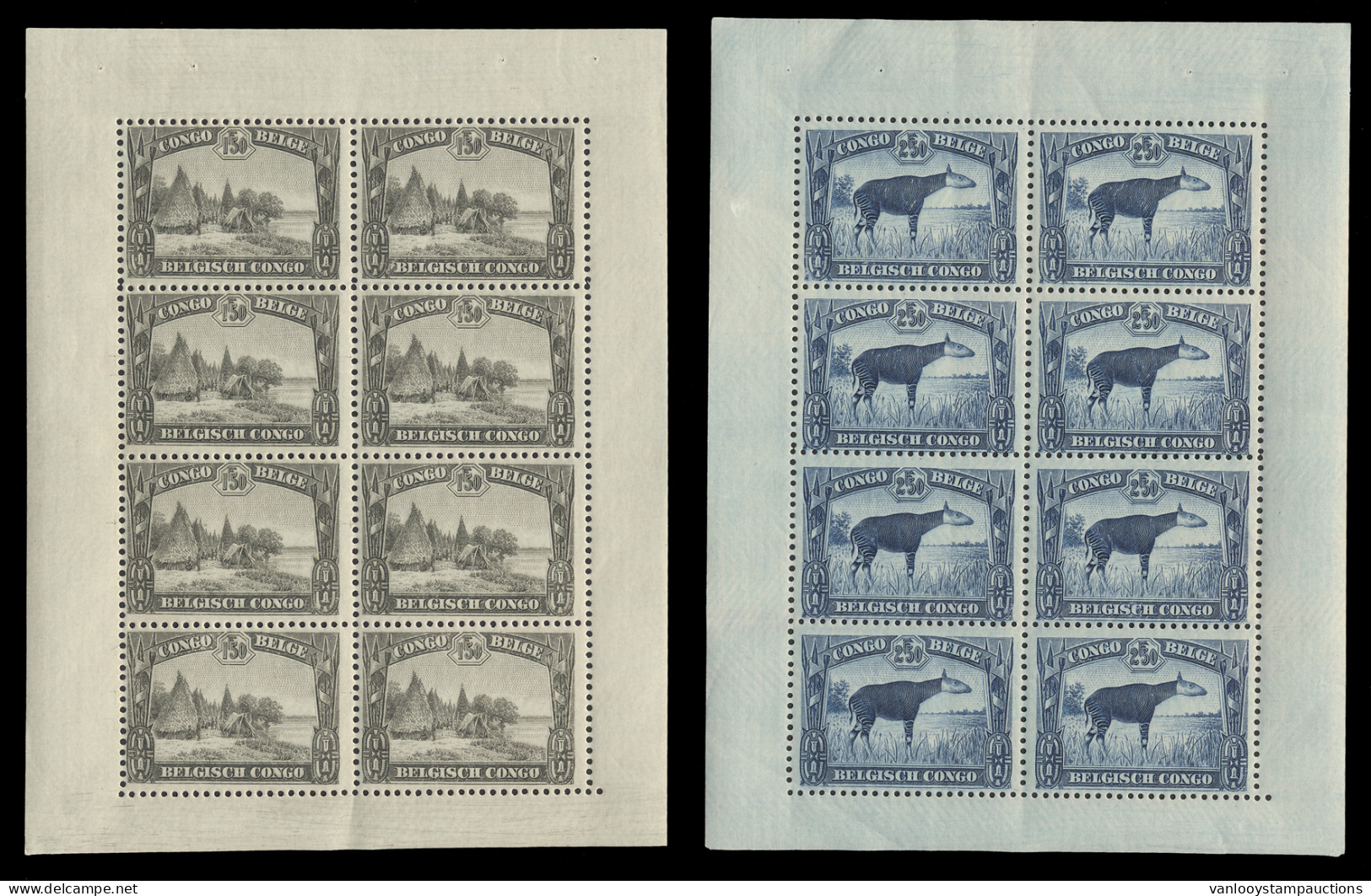 ** Small Accumulation Of Sheets From Booklet OBP N° A5, 173 (4x), 175 (3x), 177 (3x), 177A (5x) And 178A (5x), All MNH,  - Carnets