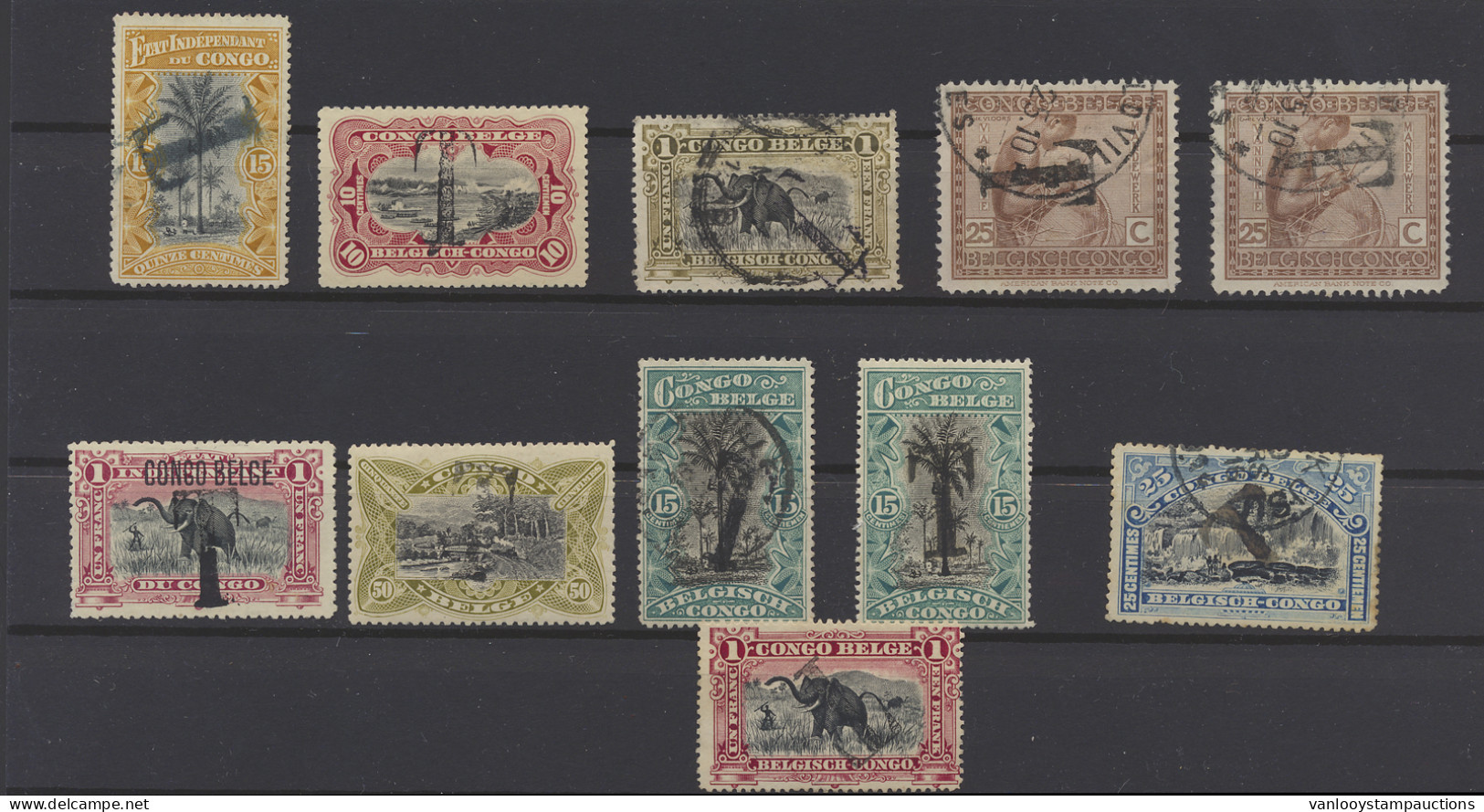 */(*)/0 1900/1923 Accumulation Of 11 Stamps With Overprint T (Du Four Type I), Quality To Be Checked, Vf/f/to Be Checked - Other & Unclassified