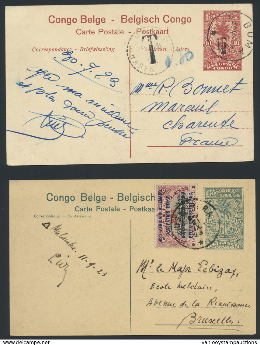 1893/1923, Accumulation Of 15 Postal Stationery Items And Postcards (and 2 Postal Stat. Items Of R.U.), Some Nice Cancel - Autres & Non Classés