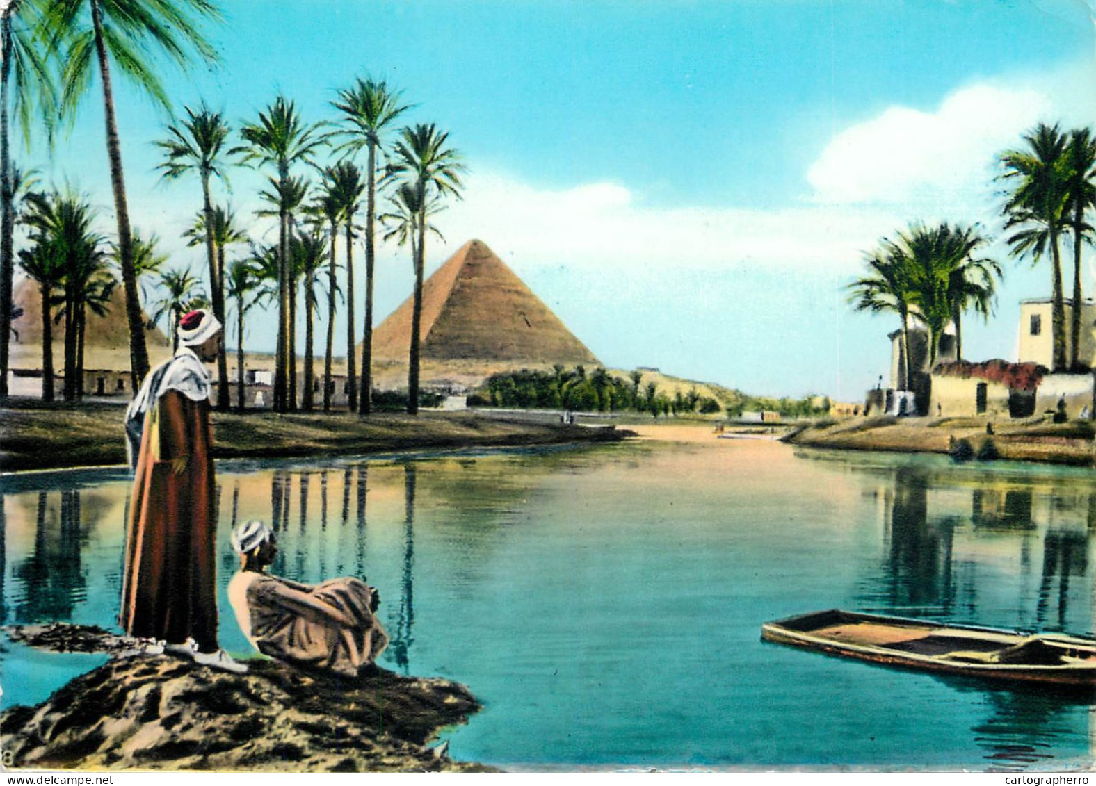 Egypt Pyramides And Nile During The Flood - Piramiden