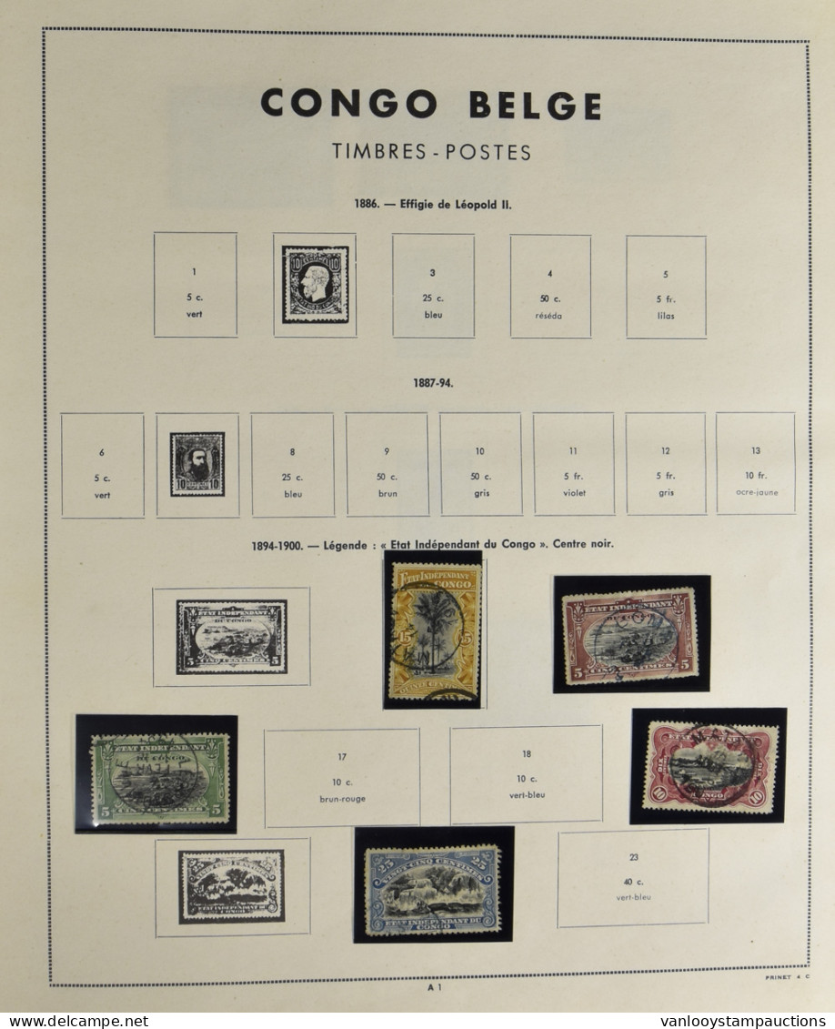 **/*/0 1894/1959 Belgian Congo And Ruanda-Urundi Collection In Philac Binder Album Some Full Sets In Various Quality Suc - Other & Unclassified