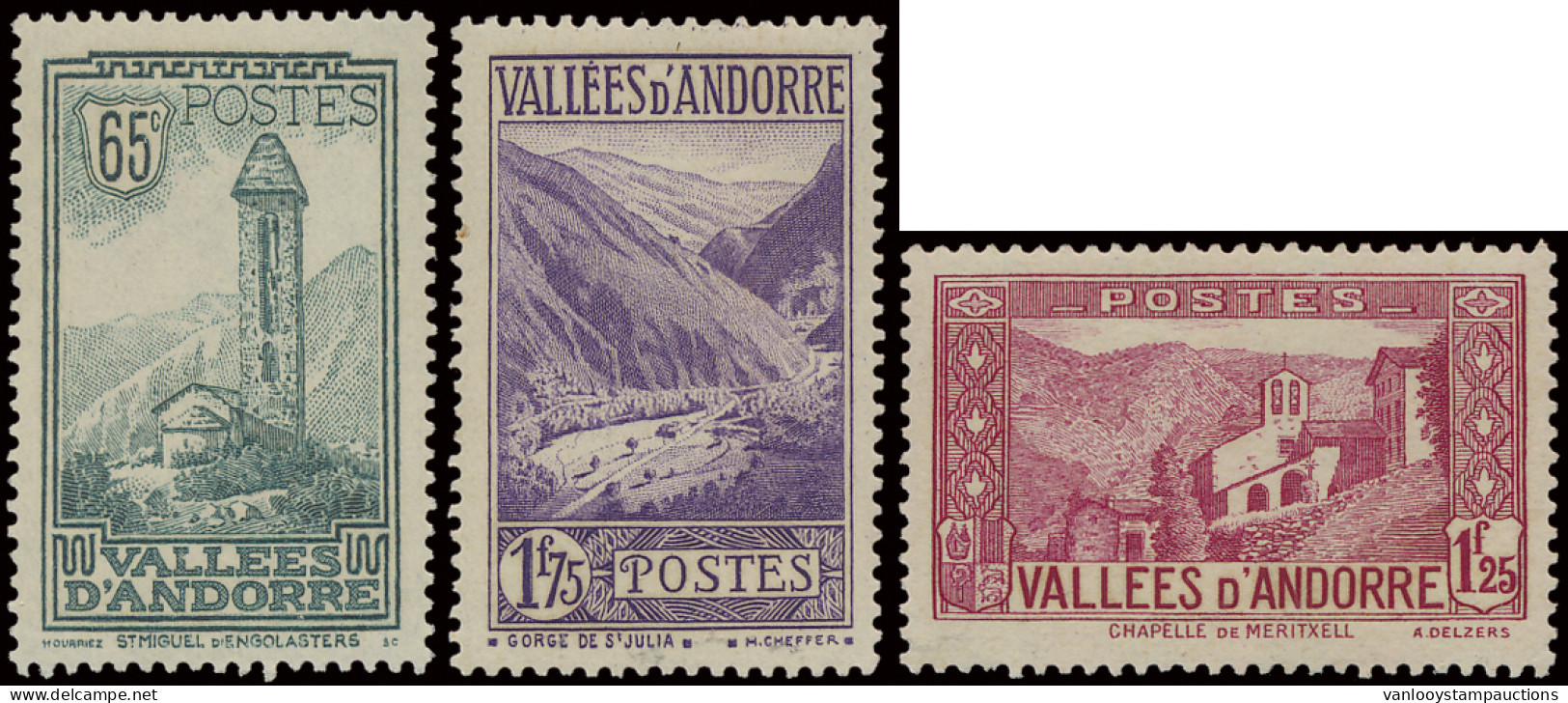 ** N° 24/45 1932 - Landschappen, Volledige Reeks, Zm (Yv. €925) - Sonstige & Ohne Zuordnung