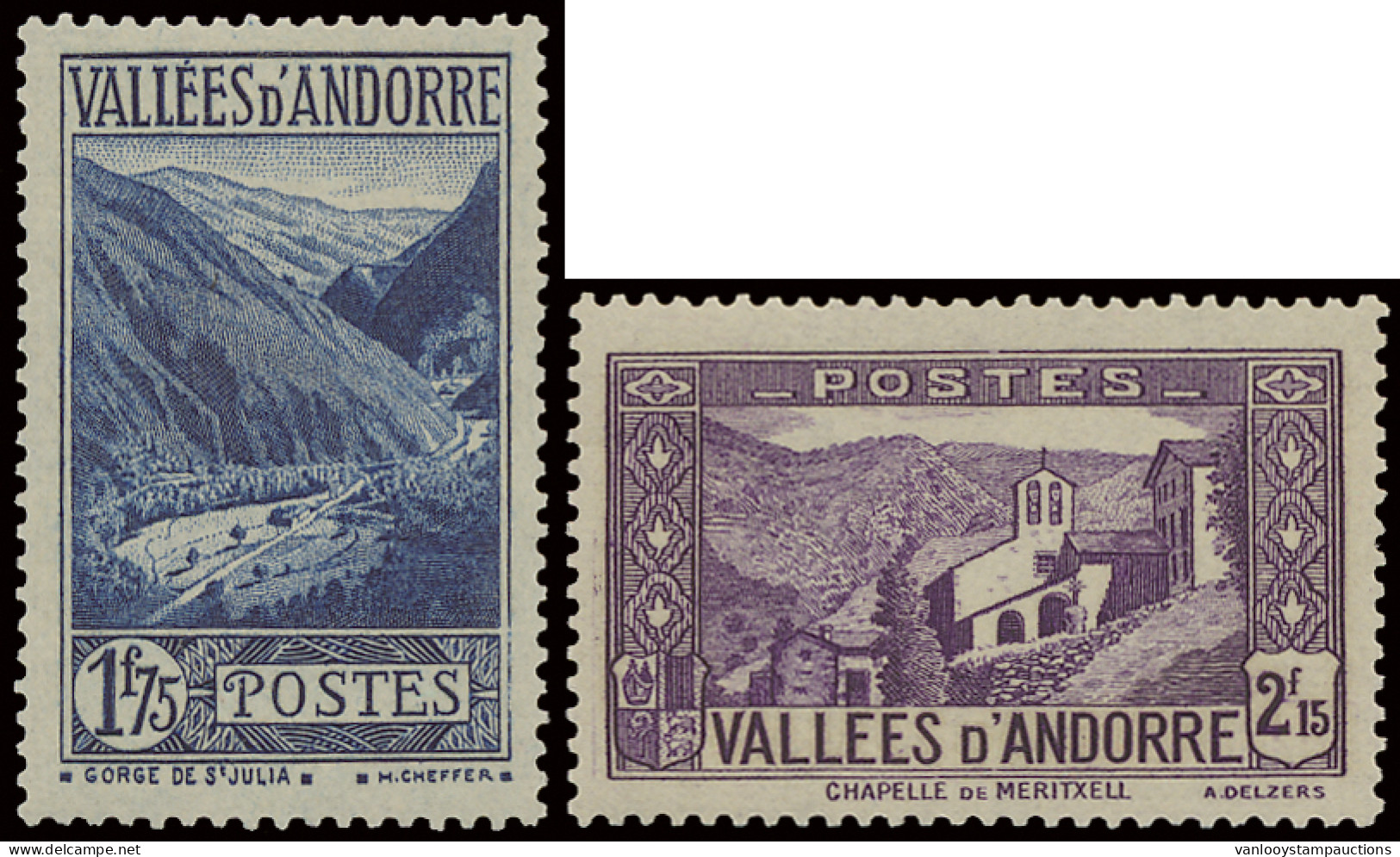 ** N° 61/92 1937 - Landschappen, Volledige Reeks, Zm (Yv. €667) - Autres & Non Classés