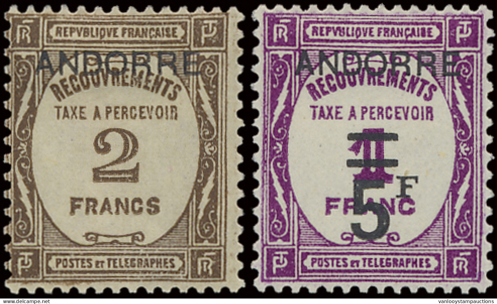 * TX 9/15 1931 Strafportzegels - TAXE Volledige Reeks, Zm (Yv. €625) - Other & Unclassified