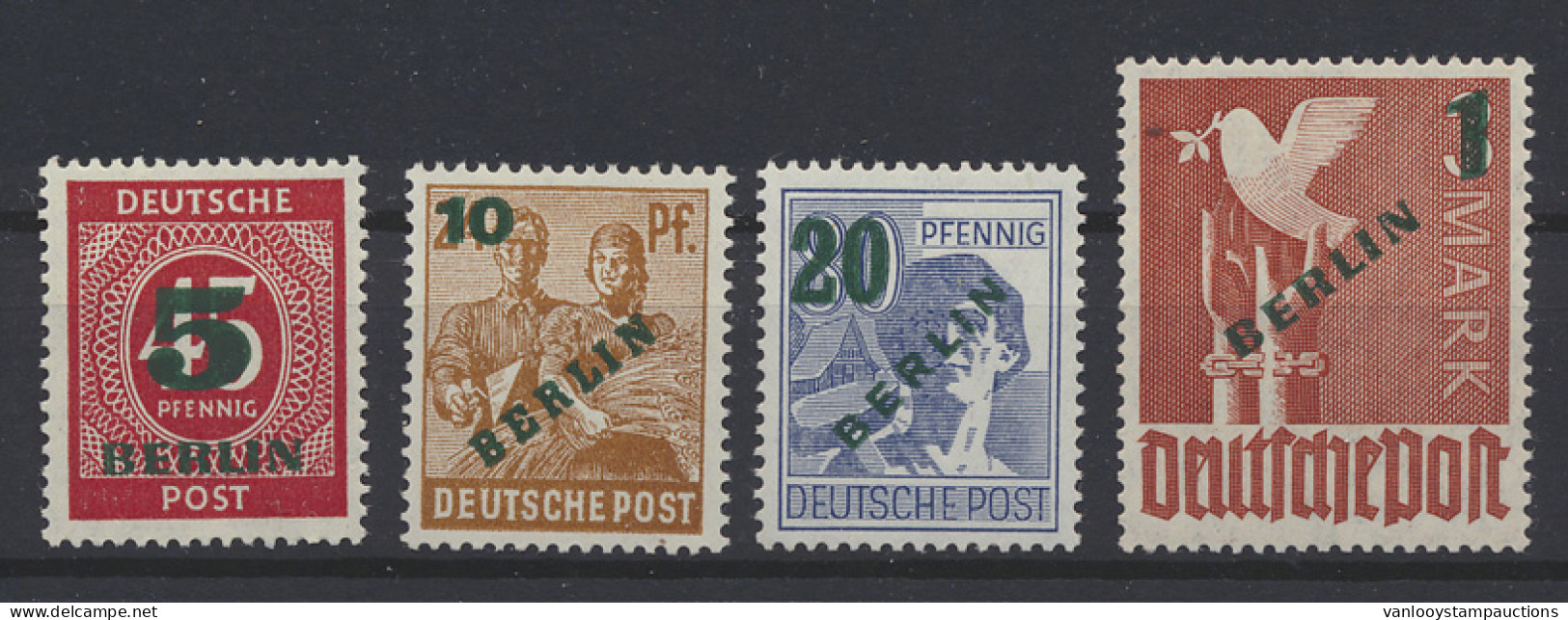 ** N° 64/67 Allierte Besetzung Mit Aufdruck, Zm (Mi. €250) - Other & Unclassified