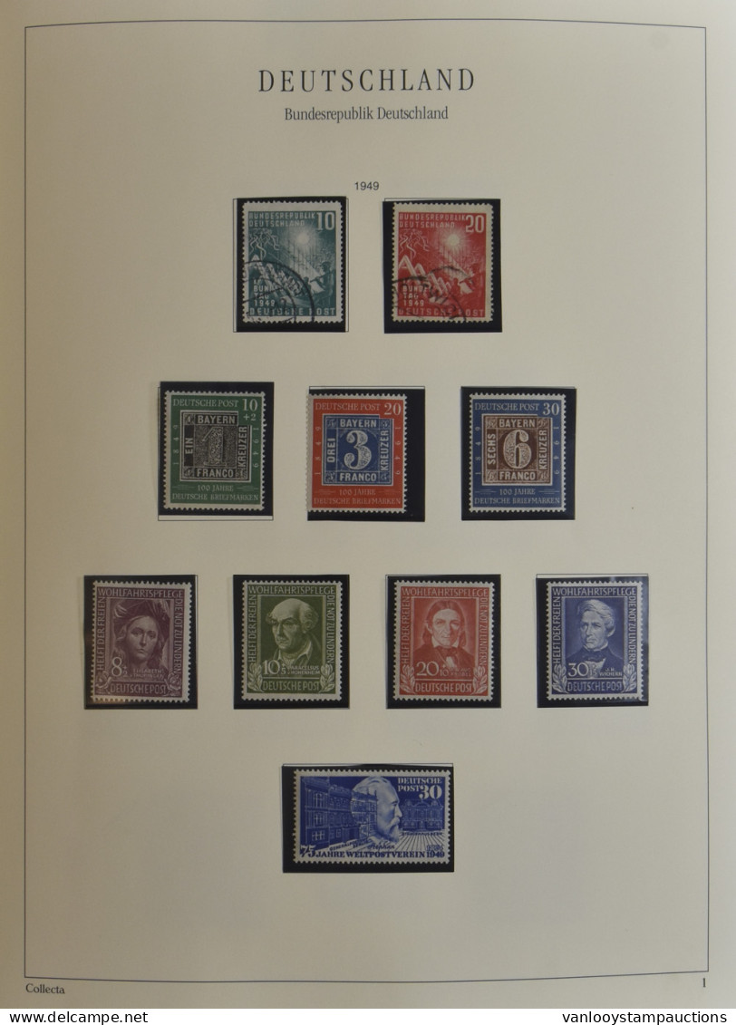 Verzameling V.a. Staten Met Reich, Bezette Gebieden, Bund En Berlin, Bund Met Vele Jaargangen T.e.m. 2000 Postfris, 9 Al - Collections
