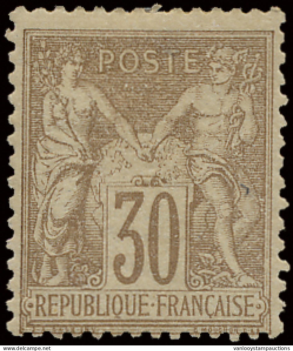 * N° 69 30c. Brun Clair (I) Gekeurd Calves, M/ntz (Yv. €700) - 1876-1898 Sage (Type II)