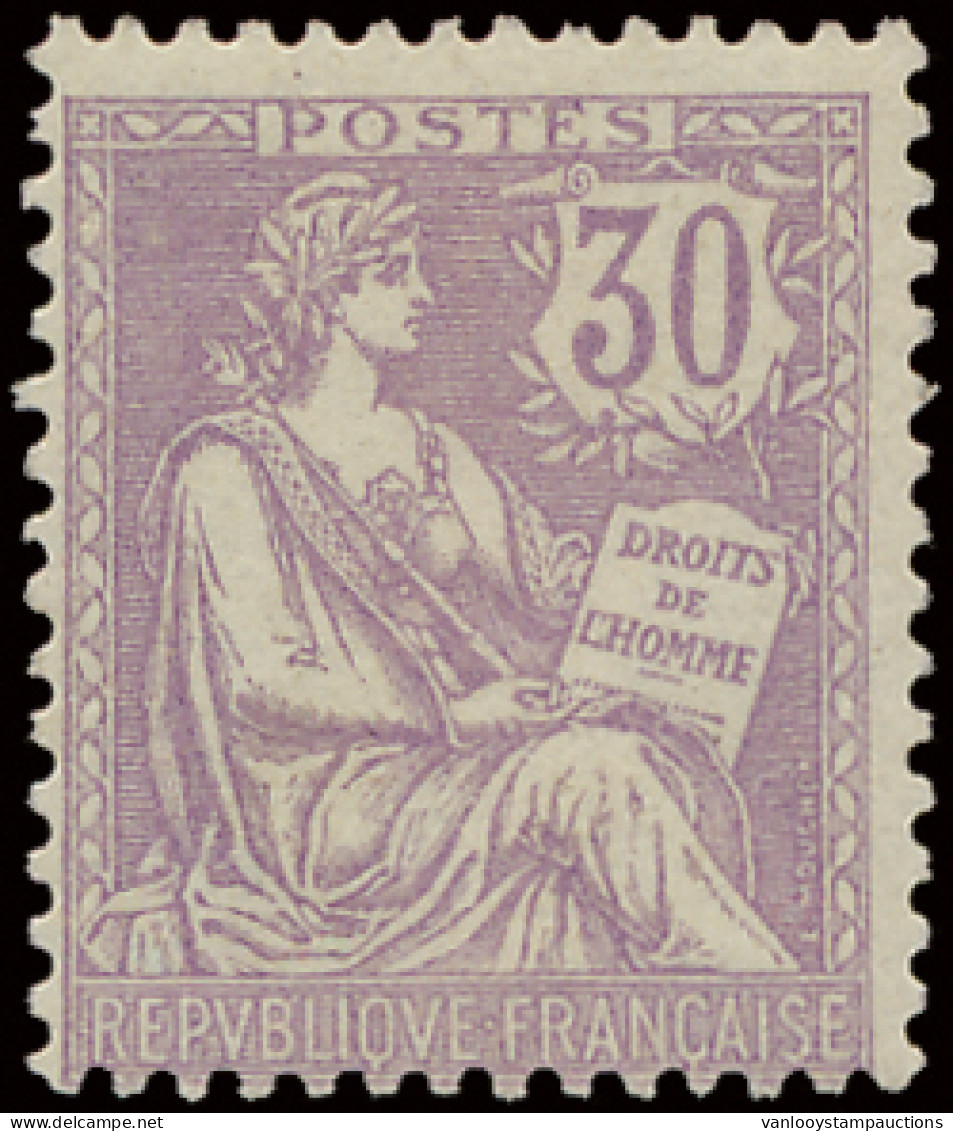 * N° 128 30c. Violet - Type Mouchon, Zm (Yv. €350) - Other & Unclassified