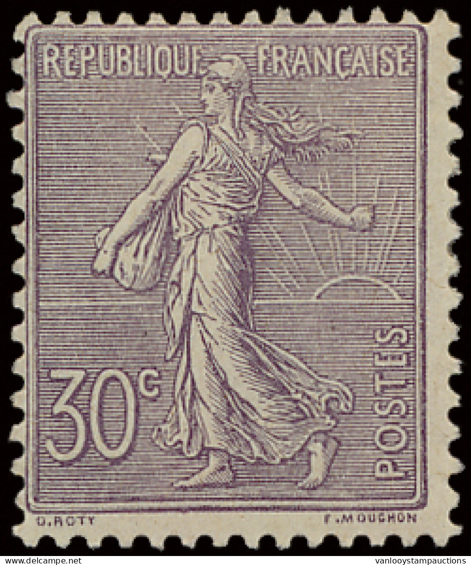 * N° 133a 30c. Violet Foncé - Type Semeuse Lignée De Roty, Zm (Yv. €230) - Autres & Non Classés