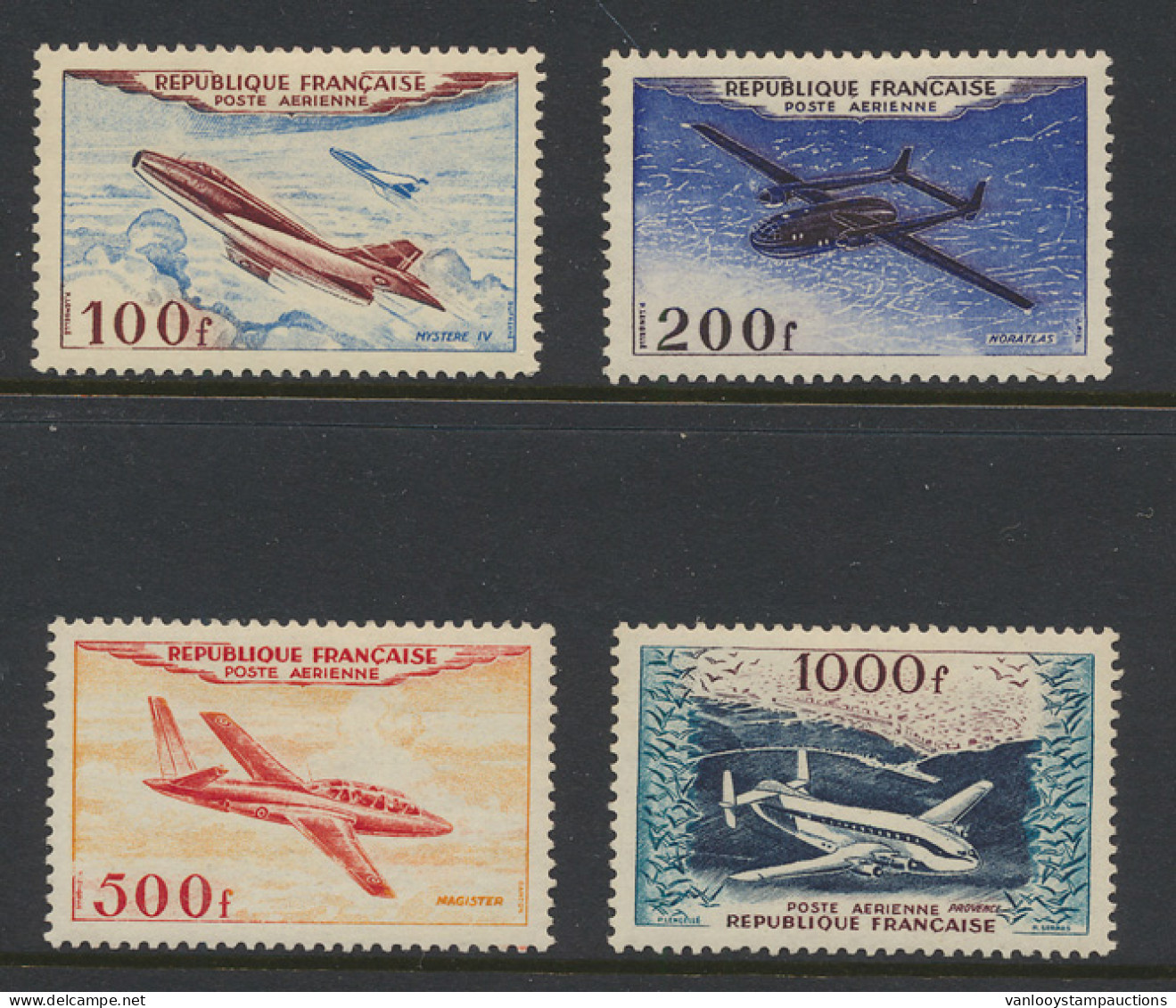 * PA 30/33 Prototypes - 1954, Volledige Reeks, Zm (Yv. €200) - Other & Unclassified