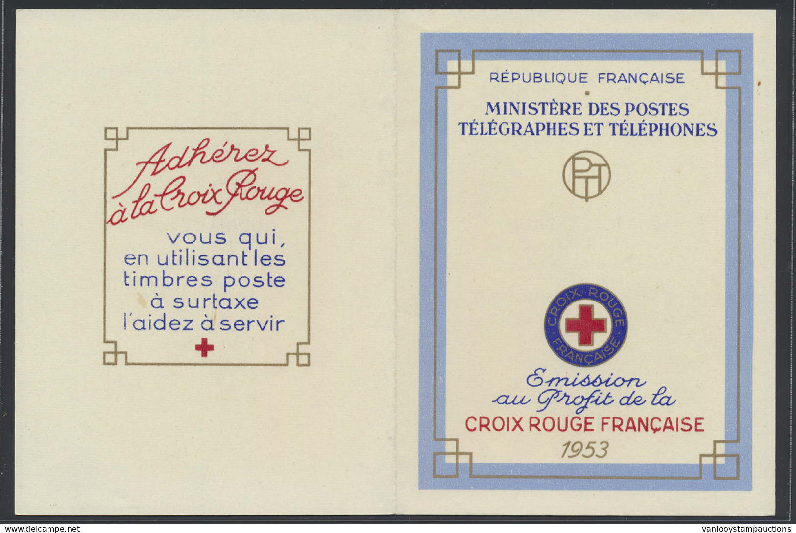 ** Carnet 2002 Rood Kruis Boekje 1953, Zm (Yv. €160) - Sonstige & Ohne Zuordnung