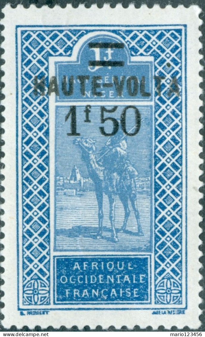 ALTO VOLTA – UPPER VOLTA – BURKINA FASO, SOPRASTAMPATO, 1927, NUOVO (MLH*) Mi:BF 39, Sn:BF 39, Yt:BF 37 - Unused Stamps