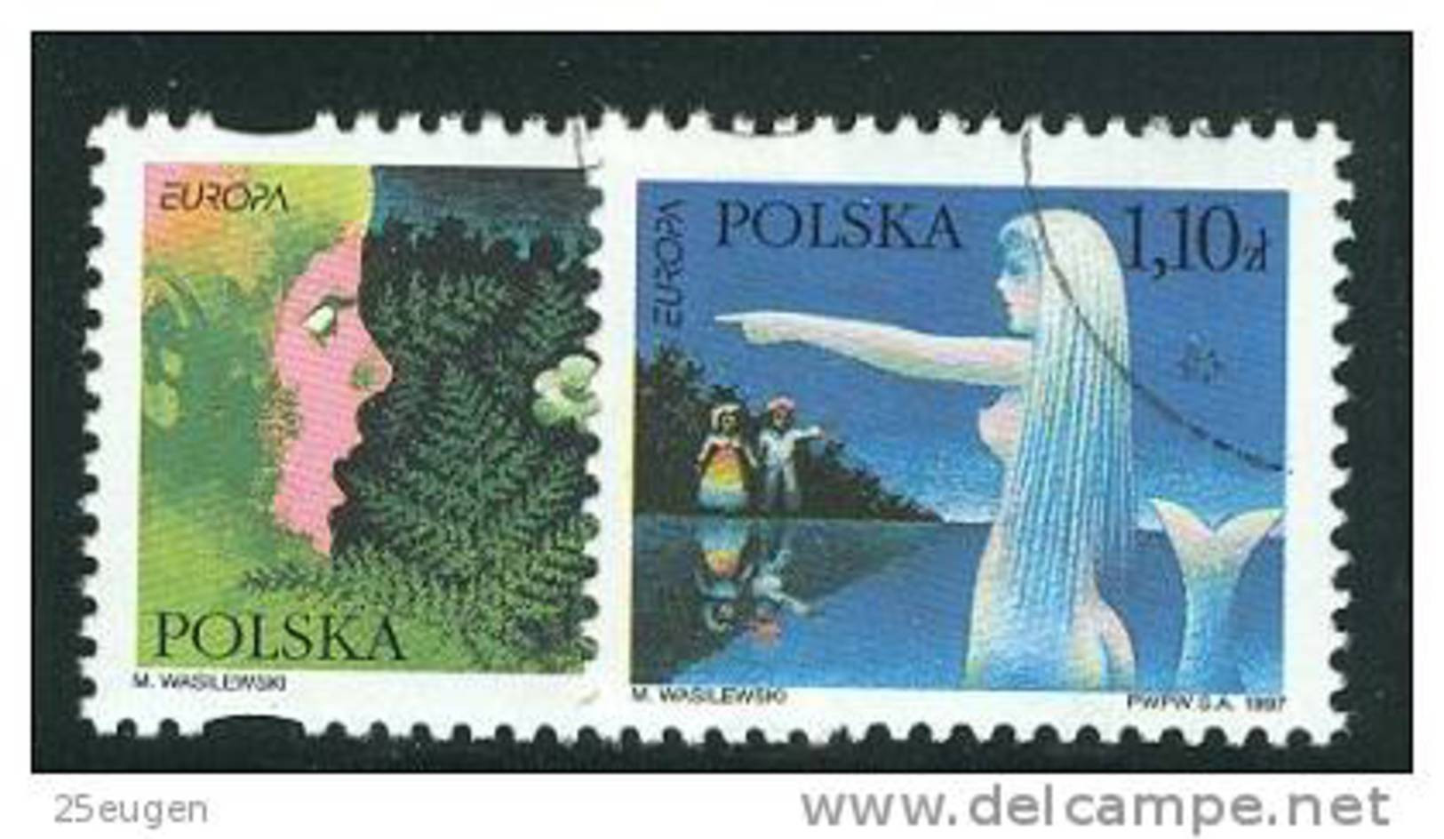 POLAND 1997 MICHEL No: 3647-3648 USED - Usados