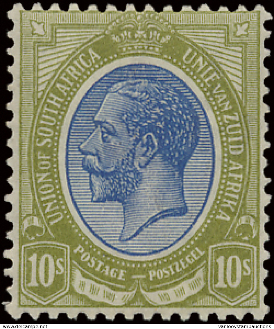 * N° 6/13 George V 1913/20, 8 Waarden Van De Reeks Waarbij 5 En 10 Shilling, Zm (Yv. €590) - Other & Unclassified