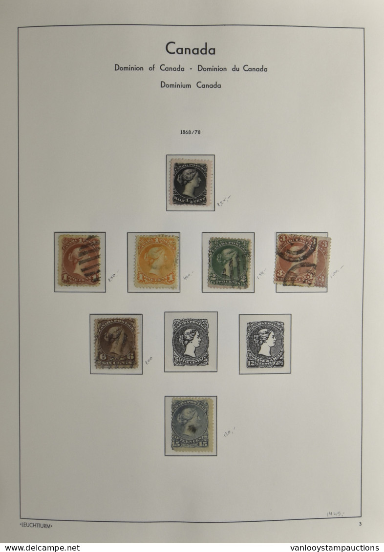 1868/1987 Verzameling In Leuchtturm Album, W.o. Mooi Klassiek En Betere Zegels Na 1900, Zm/m/ntz - Altri & Non Classificati