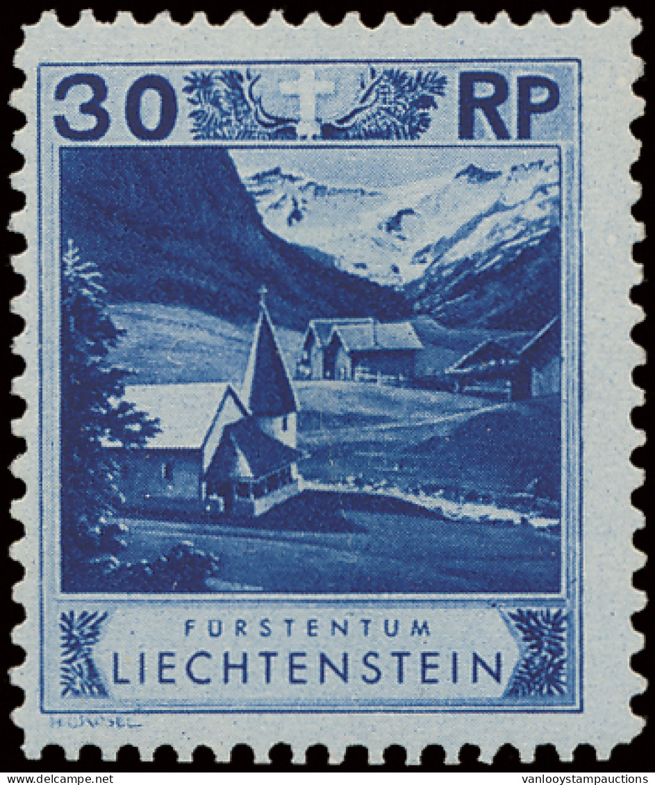 ** N° 99C (Mi.) 1930 - 30rp. Donkerviolet Ultramarijn Met Tanding 11 1/2 X 10 1/2, Zeldzaam, Zm (Mi. €2.600) - Zie Foto  - Autres & Non Classés